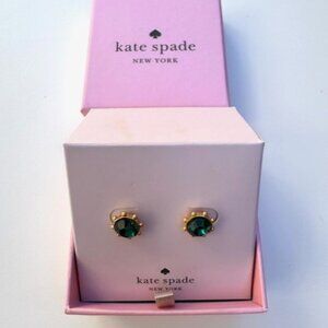 Kate Spade Emerald Stud Earrings